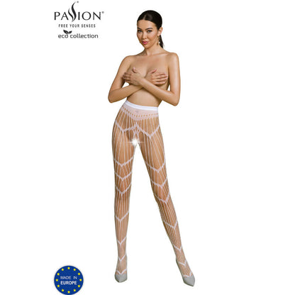 Passion Eco Collection Bodystocking Eco S006 White | Niks.fi verkkokauppa