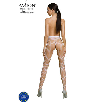 Passion Eco Collection Bodystocking Eco S006 White | Niks.fi verkkokauppa