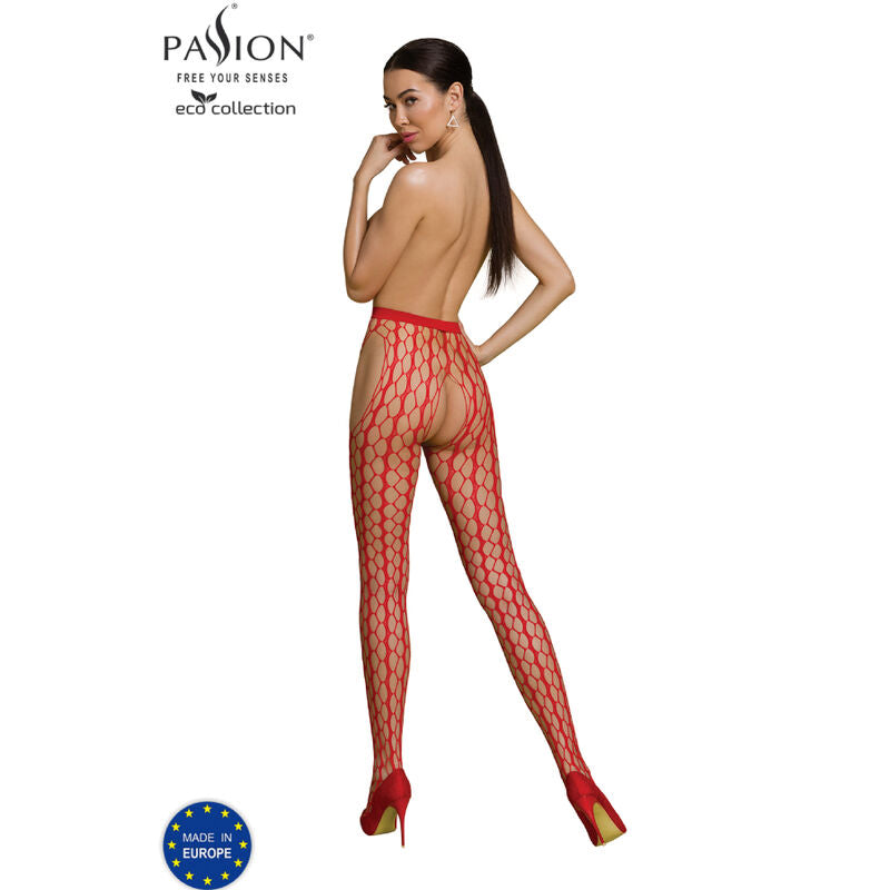 Passion Eco Collection Bodystocking Eco S007 Red | Niks.fi verkkokauppa