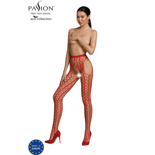 Passion Eco Collection Bodystocking Eco S007 Red | Niks.fi verkkokauppa