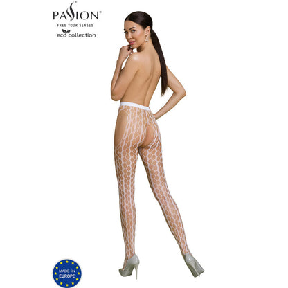 Passion Eco Collection Bodystocking Eco S007 White | Niks.fi verkkokauppa