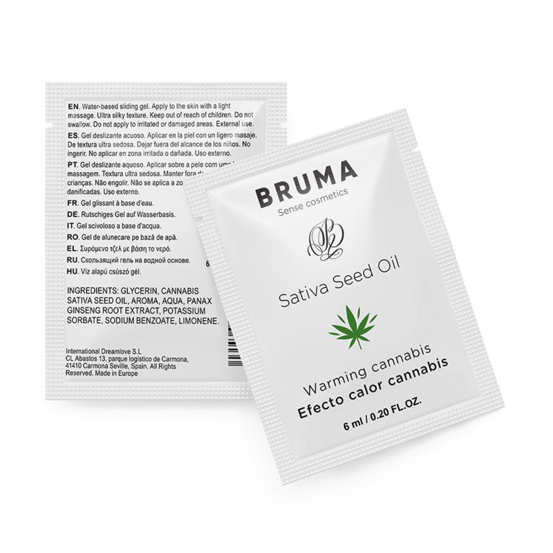 Sativa Seed Oil Sliding Gel Warming Cannabis Flavor 6 Ml | Niks.fi verkkokauppa