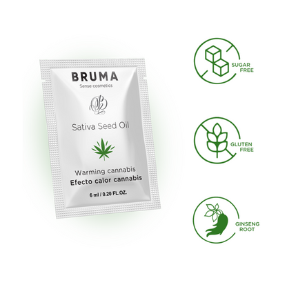 Sativa Seed Oil Sliding Gel Warming Cannabis Flavor 6 Ml | Niks.fi verkkokauppa
