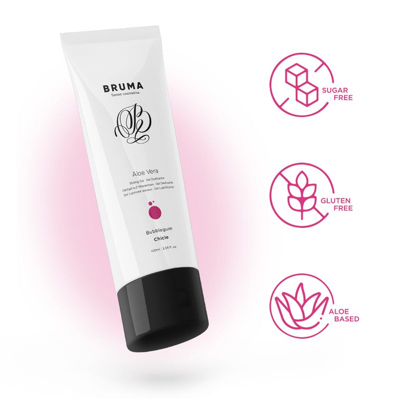 Bruma Aloe Vera Sliding Gel Bubblegum Flavor 100 Ml | Niks.fi verkkokauppa
