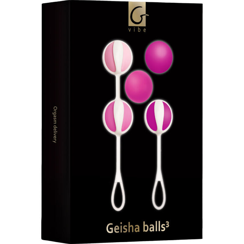 G-Vibe Set 5 Geisha Balls3 Pink | Niks.fi verkkokauppa