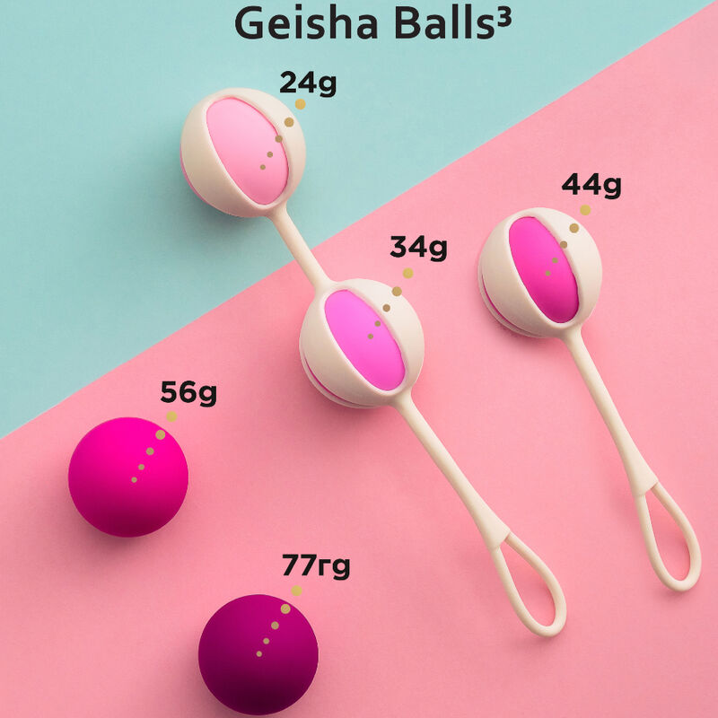 G-Vibe Set 5 Geisha Balls3 Pink | Niks.fi verkkokauppa