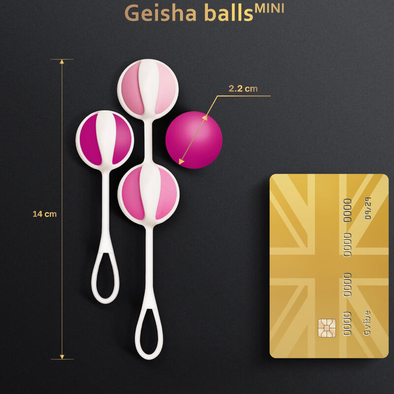 G-Vibe Set 4 Geisha Balls Mini Purple | Niks.fi verkkokauppa