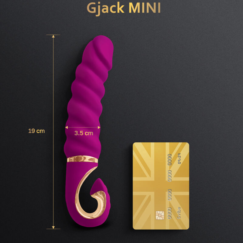 G-Vibe Gjack Mini Purple Silicone Vibrator | Niks.fi verkkokauppa