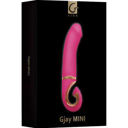 G-Vibe Gjay Mini Pink Silicone Vibrator | Niks.fi verkkokauppa