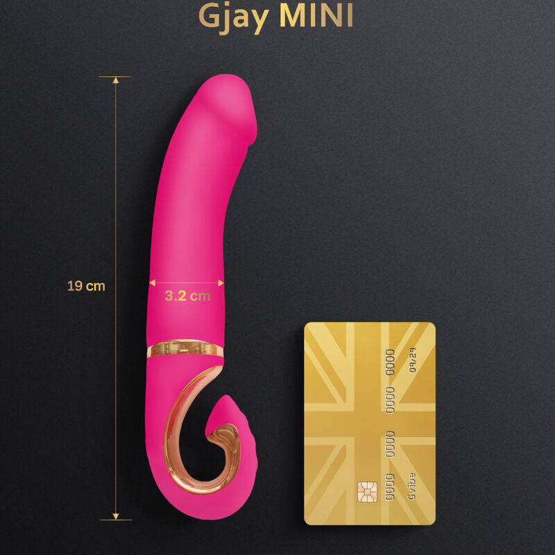 G-Vibe Gjay Mini Pink Silicone Vibrator | Niks.fi verkkokauppa