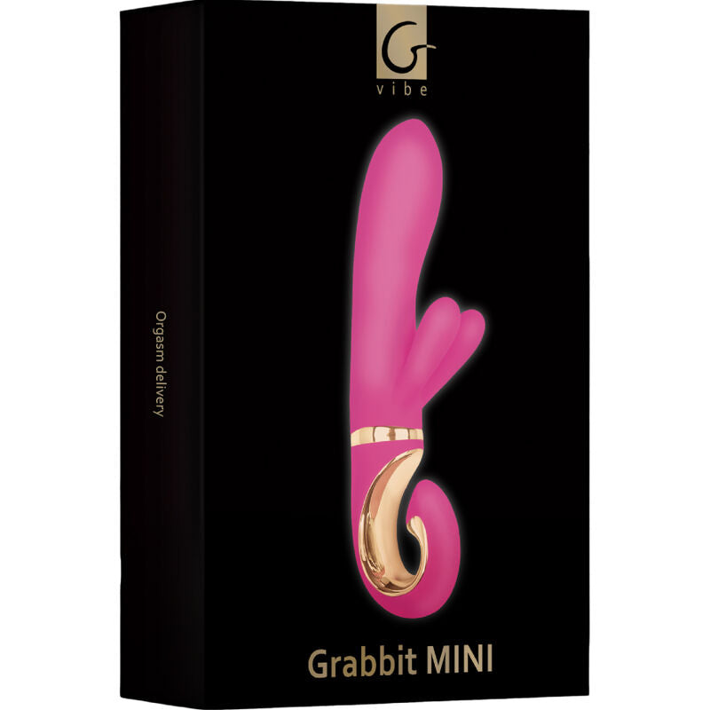 G-Vibe Grabbit Mini Pink Silicone Vibrator | Niks.fi verkkokauppa