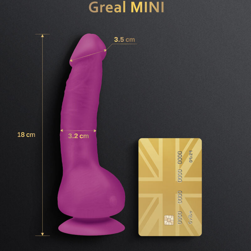 G-Vibe Greal Mini Fuchsia Silicone Vibrator Dildo | Niks.fi verkkokauppa