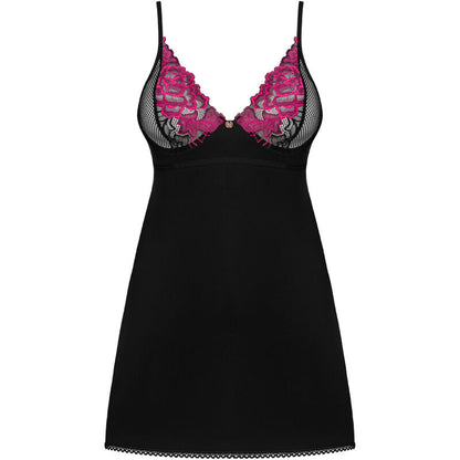 Obsessive Rosenty Chemise & Thong Xs/S | Niks.fi verkkokauppa