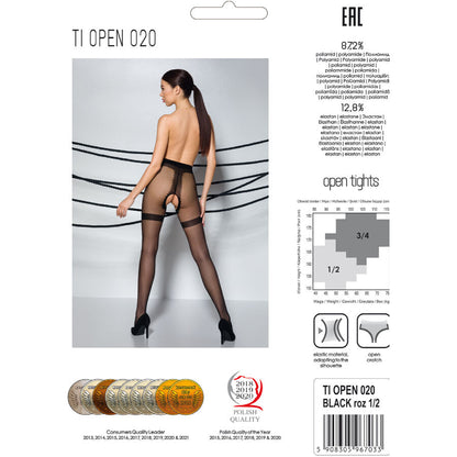 Passion Tiopen 020 Black Tights 3/4 20 Den | Niks.fi verkkokauppa