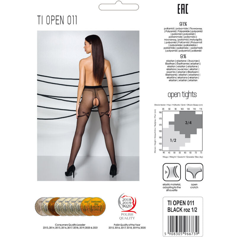 Passion Tiopen 011 Black Tights 3/4 20 Den | Niks.fi verkkokauppa