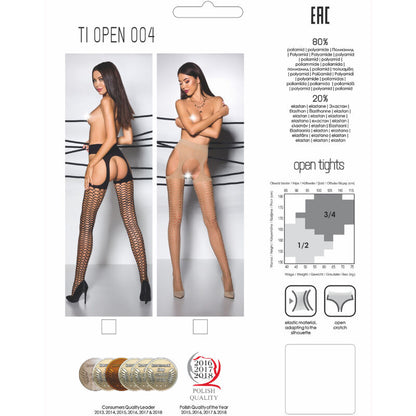 Passion Tiopen 004 Black Tights 1/2 40 Den | Niks.fi verkkokauppa