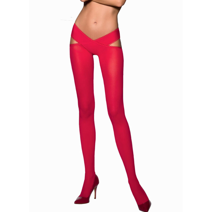 Passion Tiopen 005 Red Tights 1/2 60 Den | Niks.fi verkkokauppa