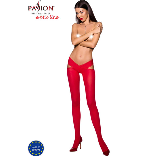 Passion Tiopen 005 Red Tights 3/4 60 Den | Niks.fi verkkokauppa