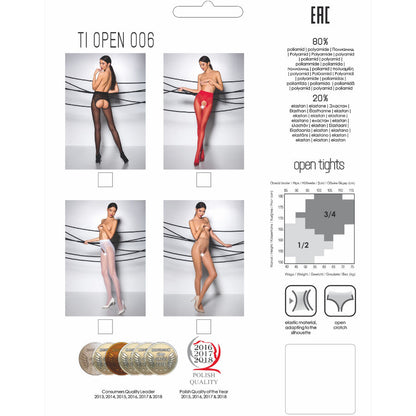 Passion Tiopen 006 Black Tights 3/4 30 Den | Niks.fi verkkokauppa