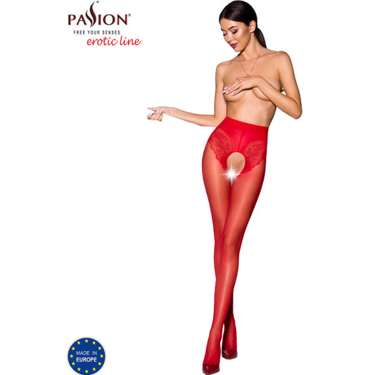 Passion Tiopen 006 Red Tights 1/2 30 Den | Niks.fi verkkokauppa