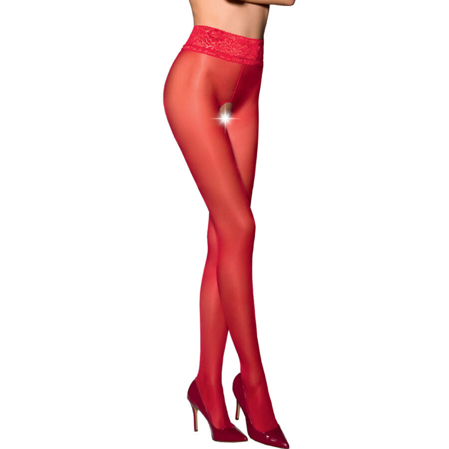 Passion Tiopen 008 Red Tights 3/4 30 Den | Niks.fi verkkokauppa