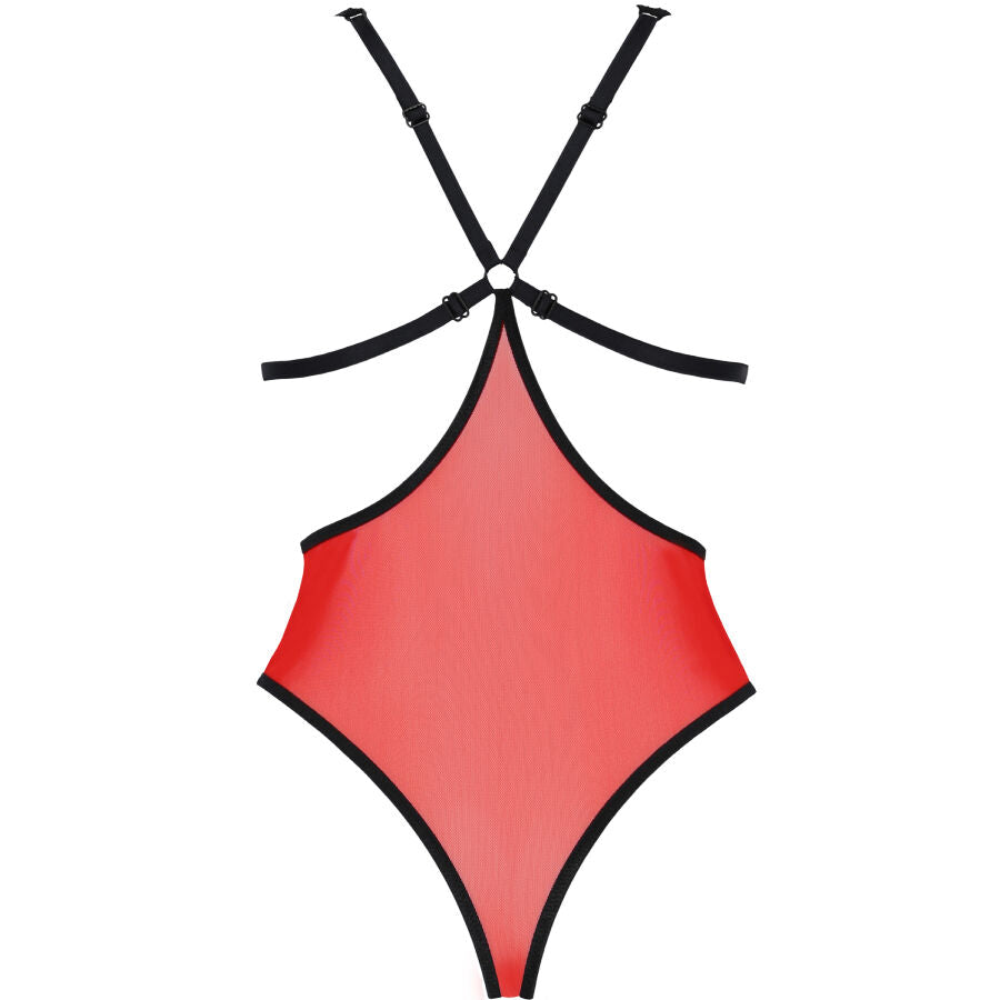 Passion Peonia Body Erotic Line Red L/Xl | Niks.fi verkkokauppa