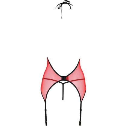 Passion Peonia Corset Erotic Line Red L/Xl | Niks.fi verkkokauppa