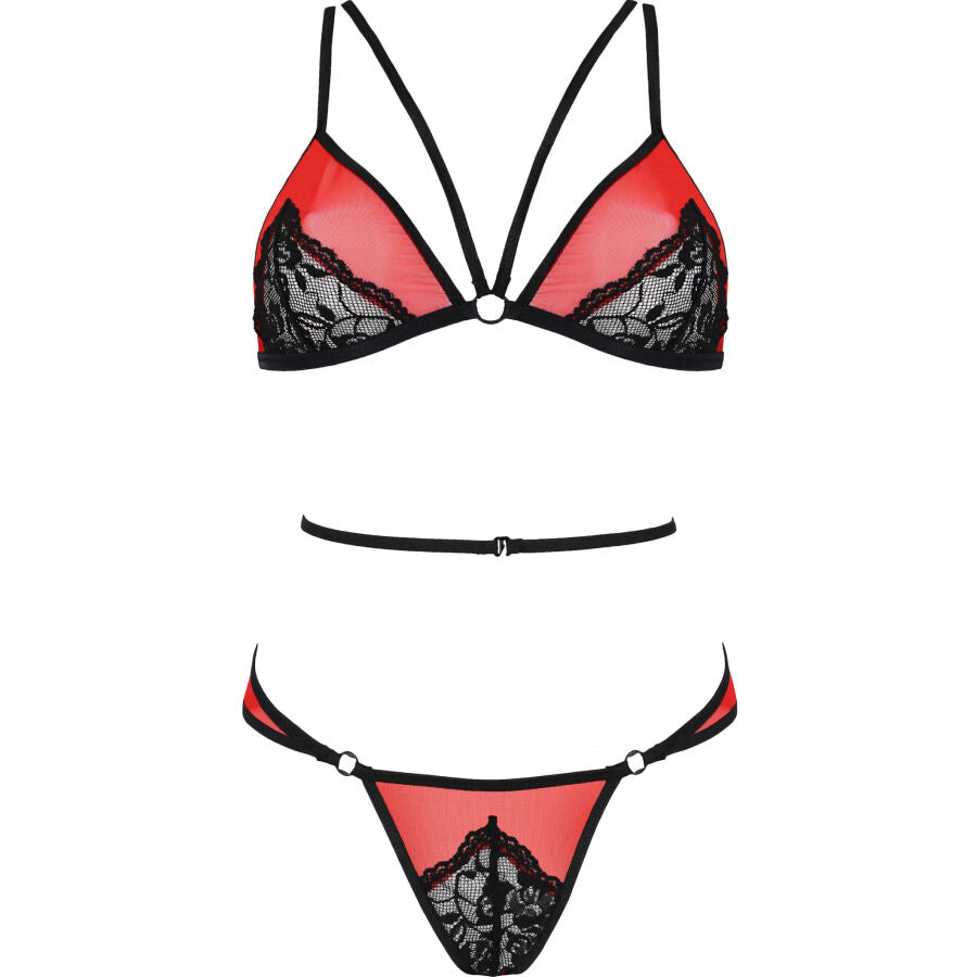 Passion Peonia Set Erotic Line Red L/Xl | Niks.fi verkkokauppa