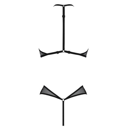 Passion Satara Body Erotic Line Black S/M | Niks.fi verkkokauppa