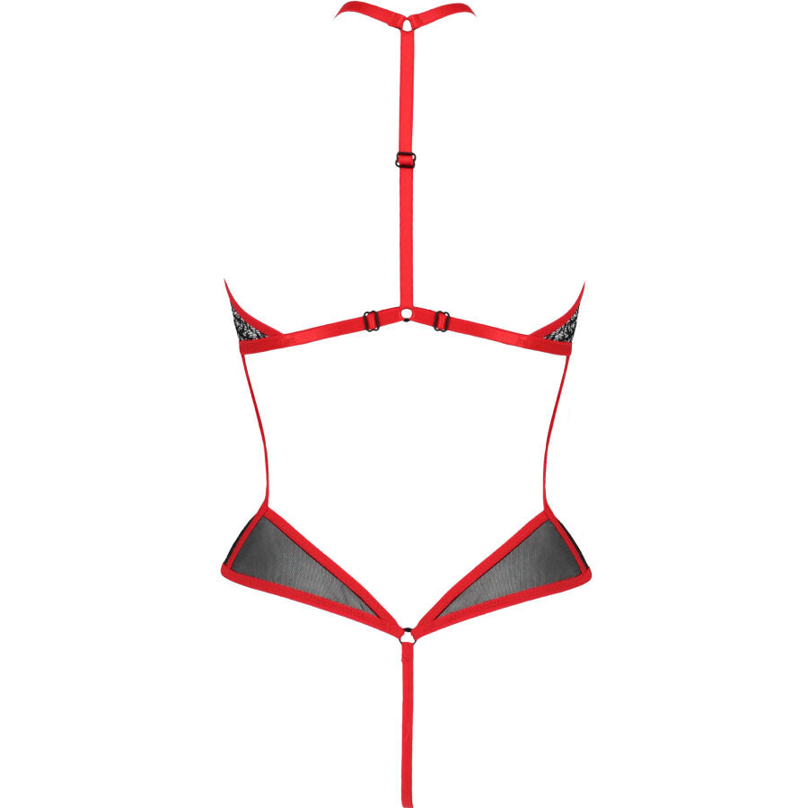 Passion Satara Body Erotic Line Red L/Xl | Niks.fi verkkokauppa