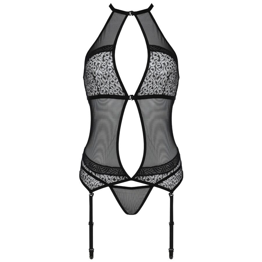Passion Satara Corset Erotic Line Black S/M | Niks.fi verkkokauppa