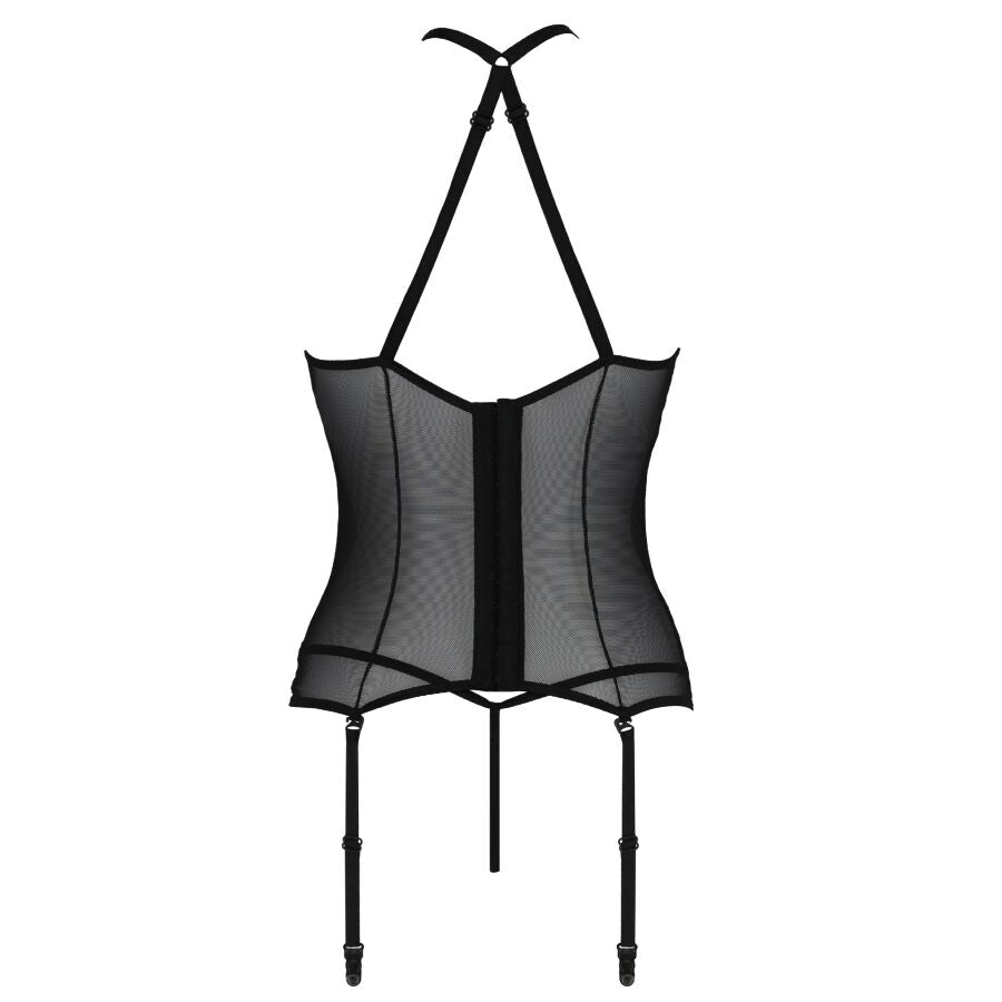 Passion Satara Corset Erotic Line Black S/M | Niks.fi verkkokauppa
