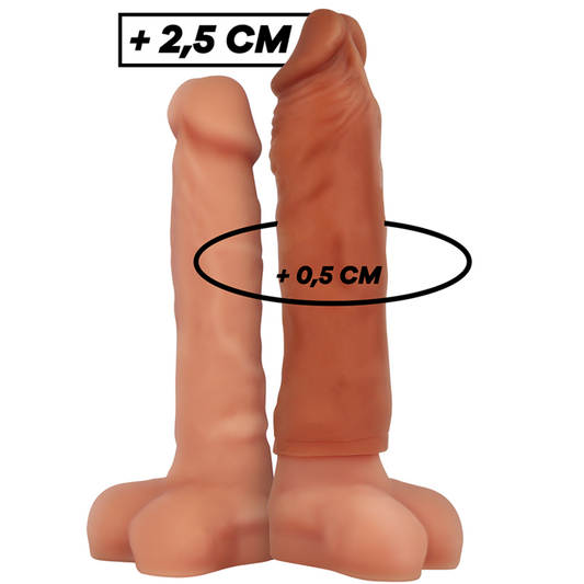 Virilxl Liquid Silicone V5 Brown Penis Extension | Niks.fi verkkokauppa