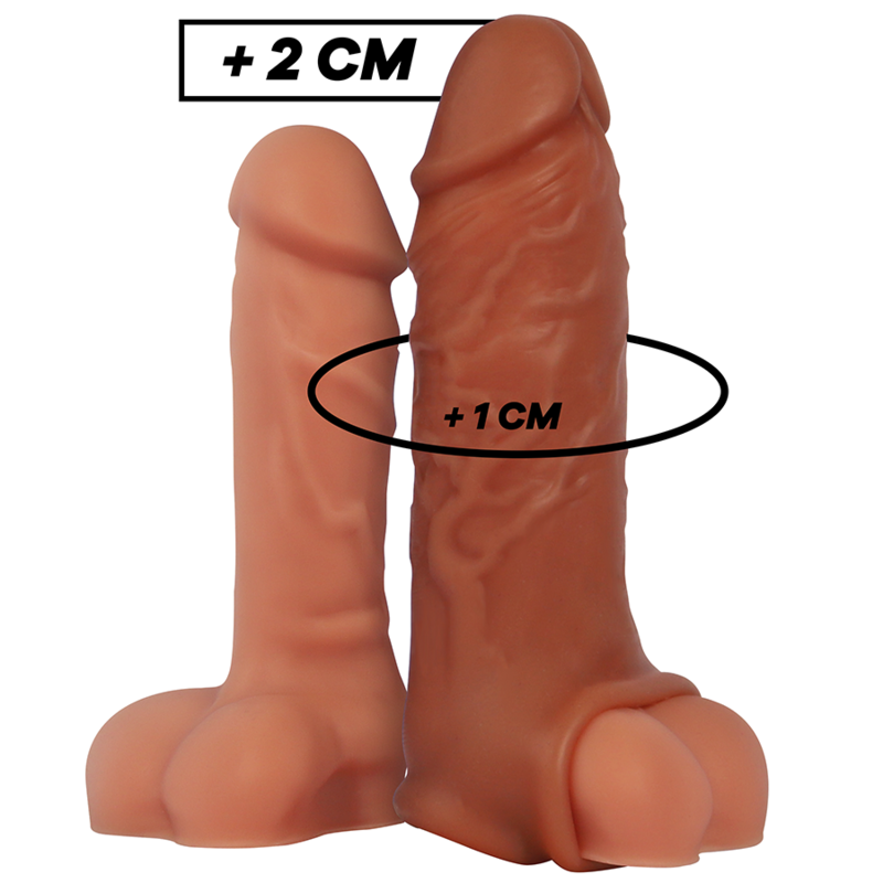 Virilxl Liquid Silicone V9 Brown Penis Extension | Niks.fi verkkokauppa