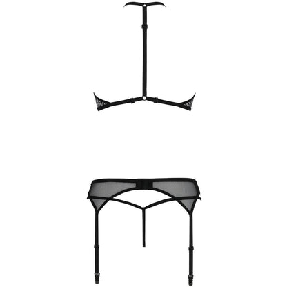 Passion Satara Set Erotic Line Black L/Xl | Niks.fi verkkokauppa