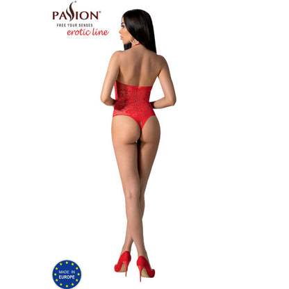 Passion Bs094 Red Bodystocking One Size | Niks.fi verkkokauppa