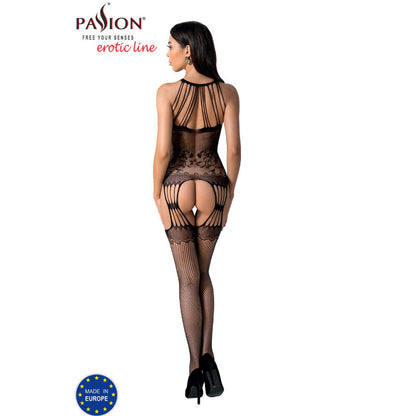 Passion Bs095 Black Bodystocking One Size | Niks.fi verkkokauppa