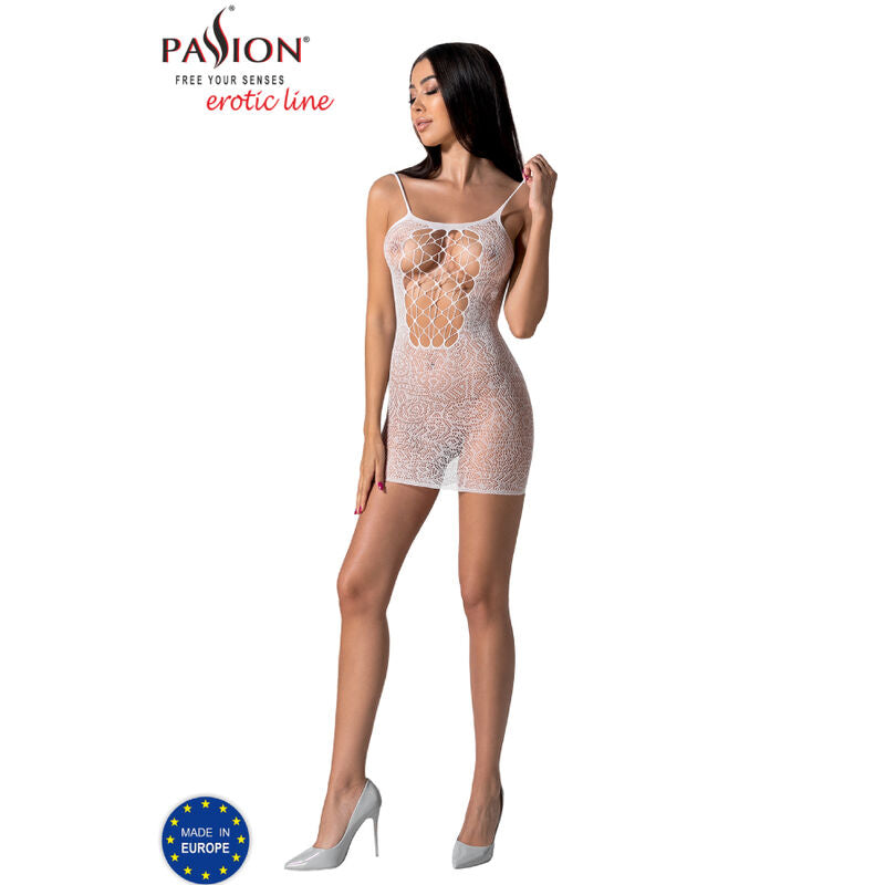 Passion Bs096 White Bodystocking One Size | Niks.fi verkkokauppa