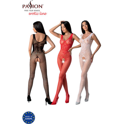 Passion Bs098 White Bodystocking One Size | Niks.fi verkkokauppa