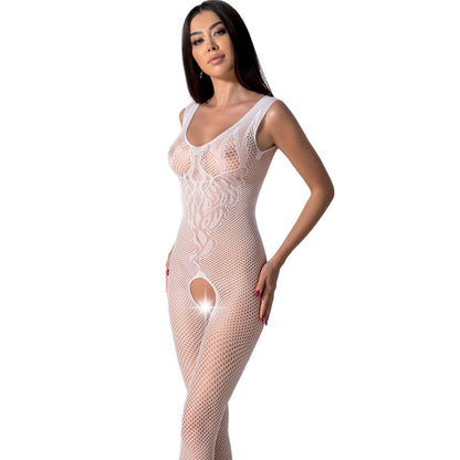 Passion Bs098 White Bodystocking One Size | Niks.fi verkkokauppa