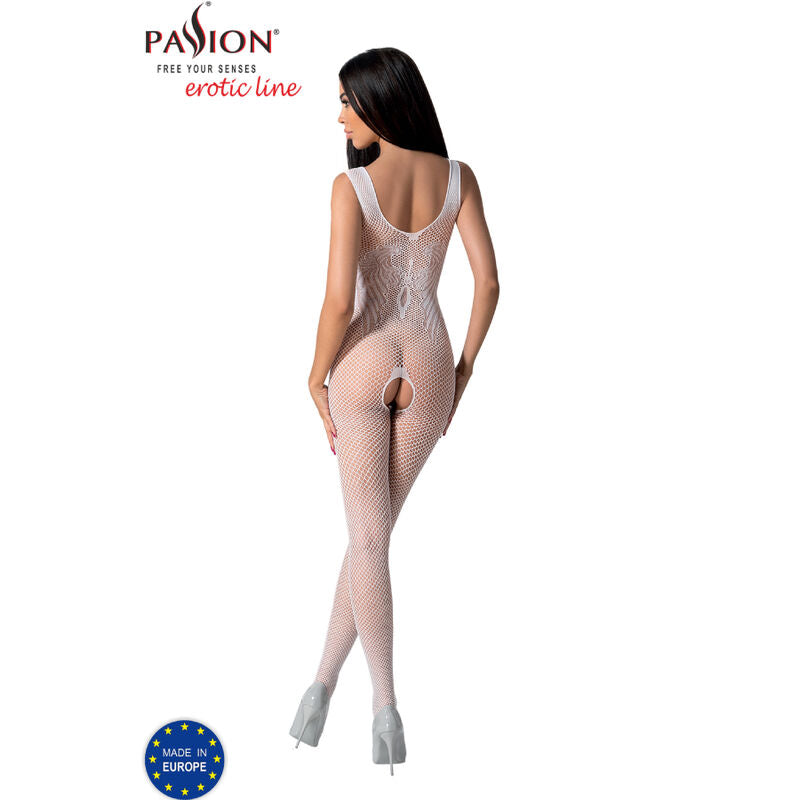 Passion Bs098 White Bodystocking One Size | Niks.fi verkkokauppa