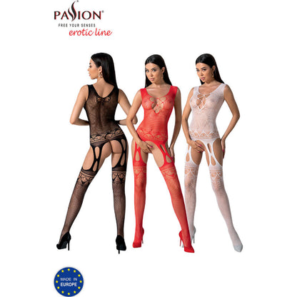 Passion Bs099 White Bodystocking One Size | Niks.fi verkkokauppa