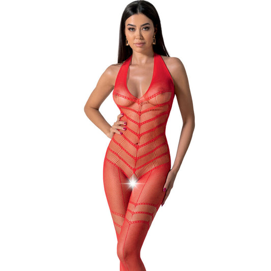 Passion Bs100 Bodystocking Red One Size | Niks.fi verkkokauppa