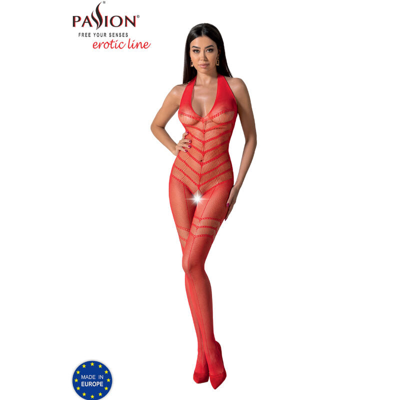 Passion Bs100 Bodystocking Red One Size | Niks.fi verkkokauppa