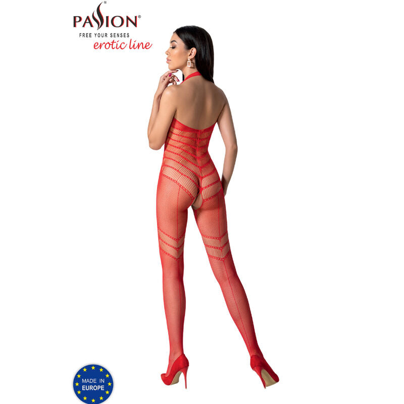 Passion Bs100 Bodystocking Red One Size | Niks.fi verkkokauppa