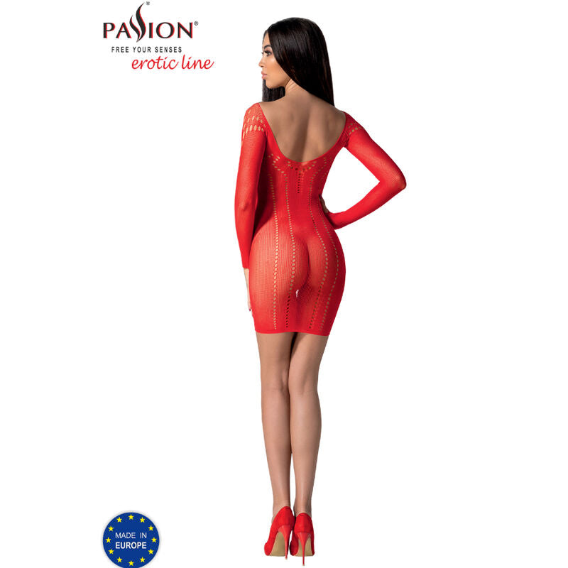 Passion Bs101 Red Bodystocking One Size | Niks.fi verkkokauppa