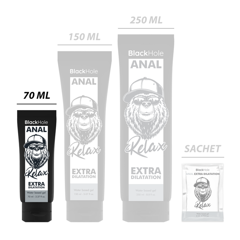 Black Hole Water Base Gel Anal Dilation 70 Ml | Niks.fi verkkokauppa