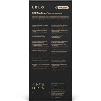Lelo Soraya Beads Violet Anal Massager | Niks.fi verkkokauppa