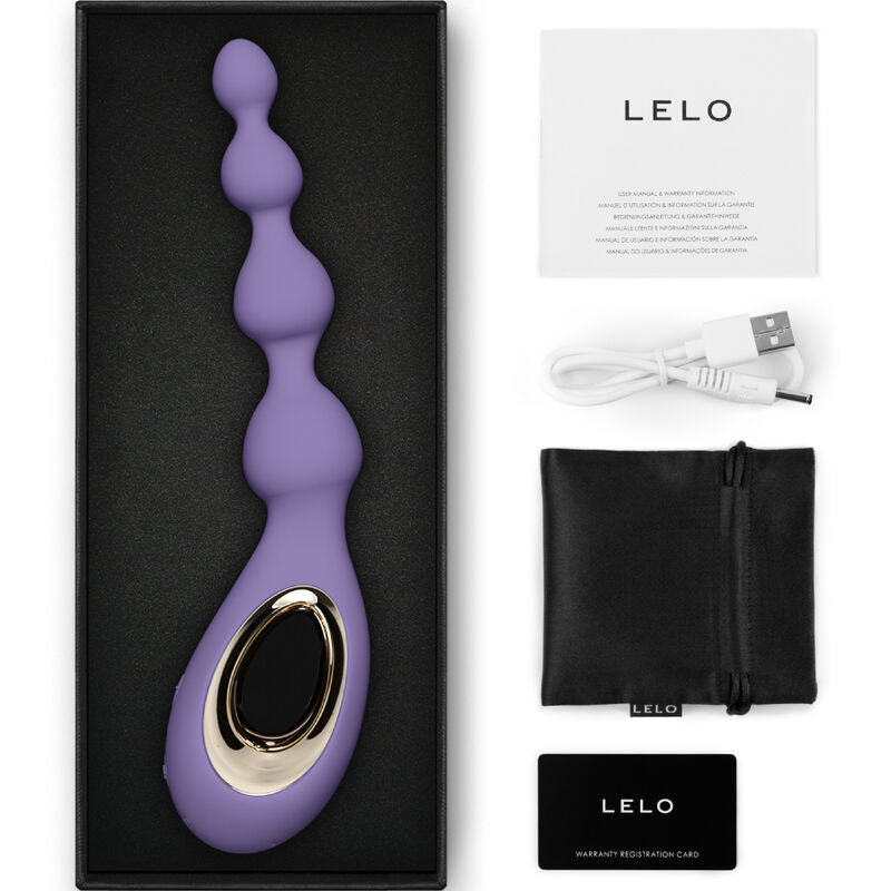 Lelo Soraya Beads Violet Anal Massager | Niks.fi verkkokauppa