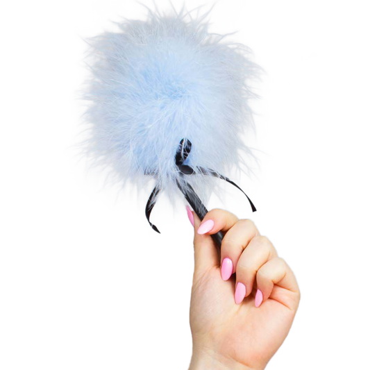 Secretplay Light Blue Marabou Duster | Niks.fi verkkokauppa